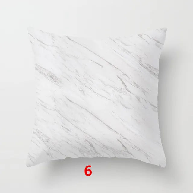 Geometric Cushion cover 45x45cm Marble Texture Throw Pillow Case Cushion Cover For Sofa Home Decor